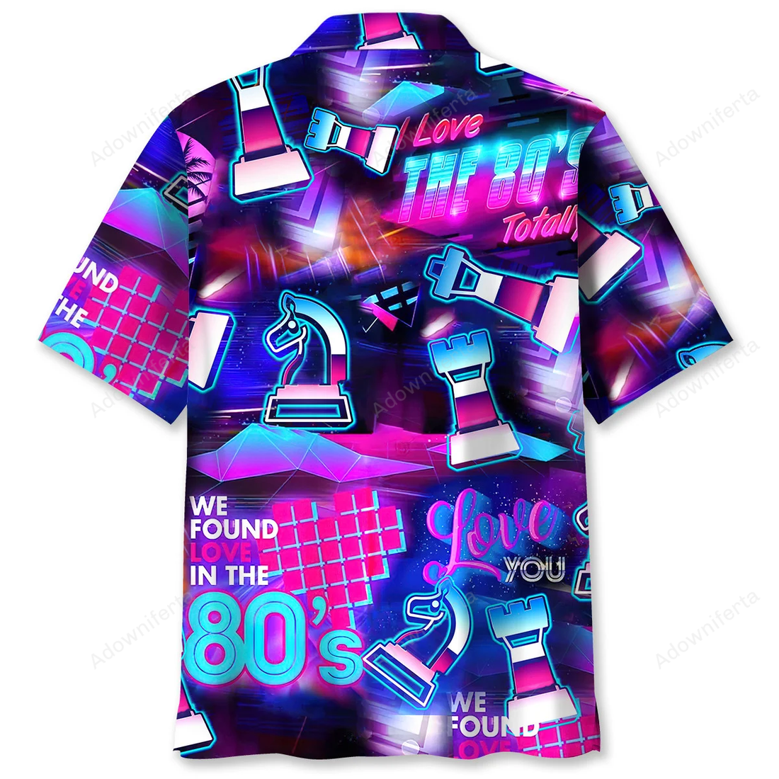 Chess 80s Hawaiian Shirt