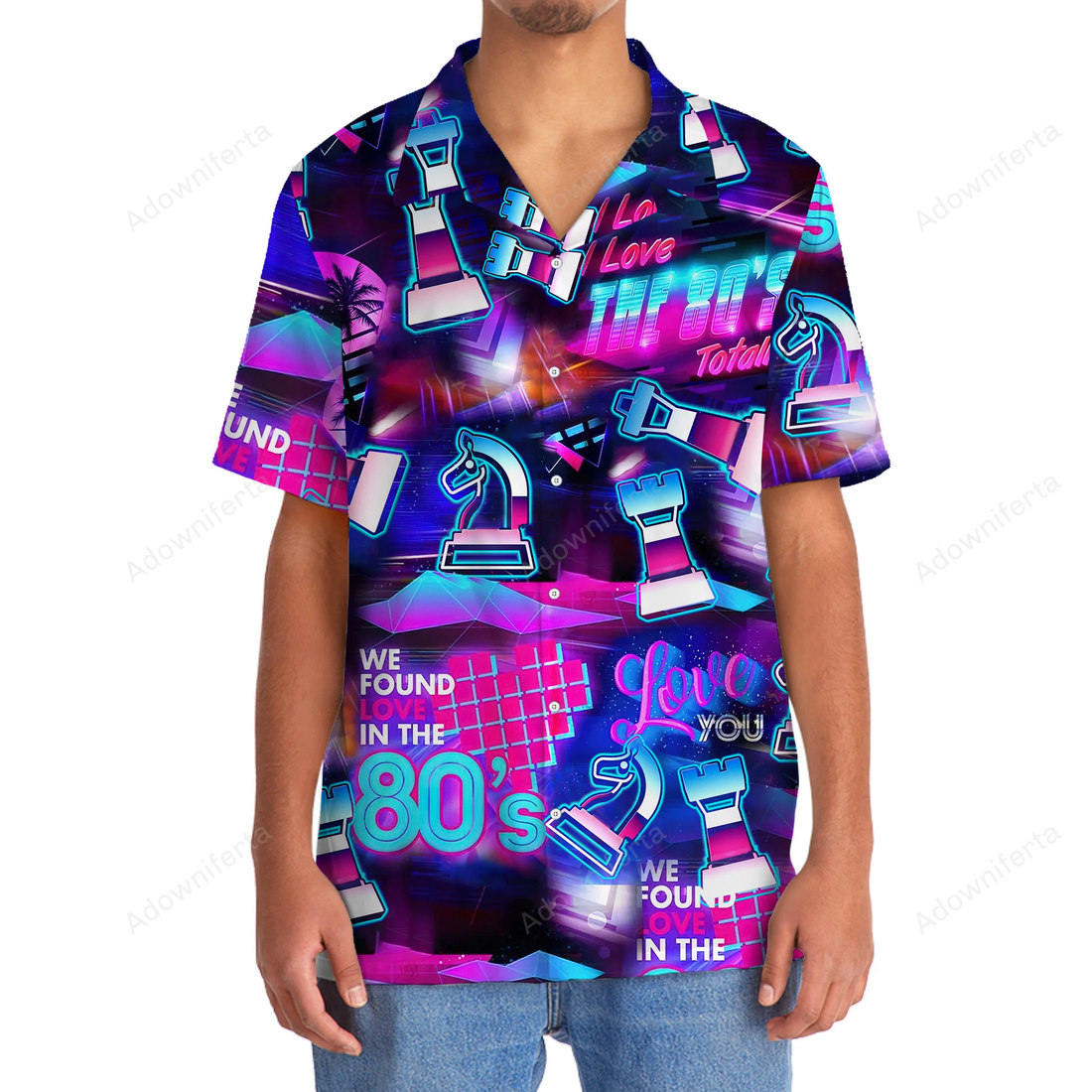 Chess 80s Hawaiian Shirt