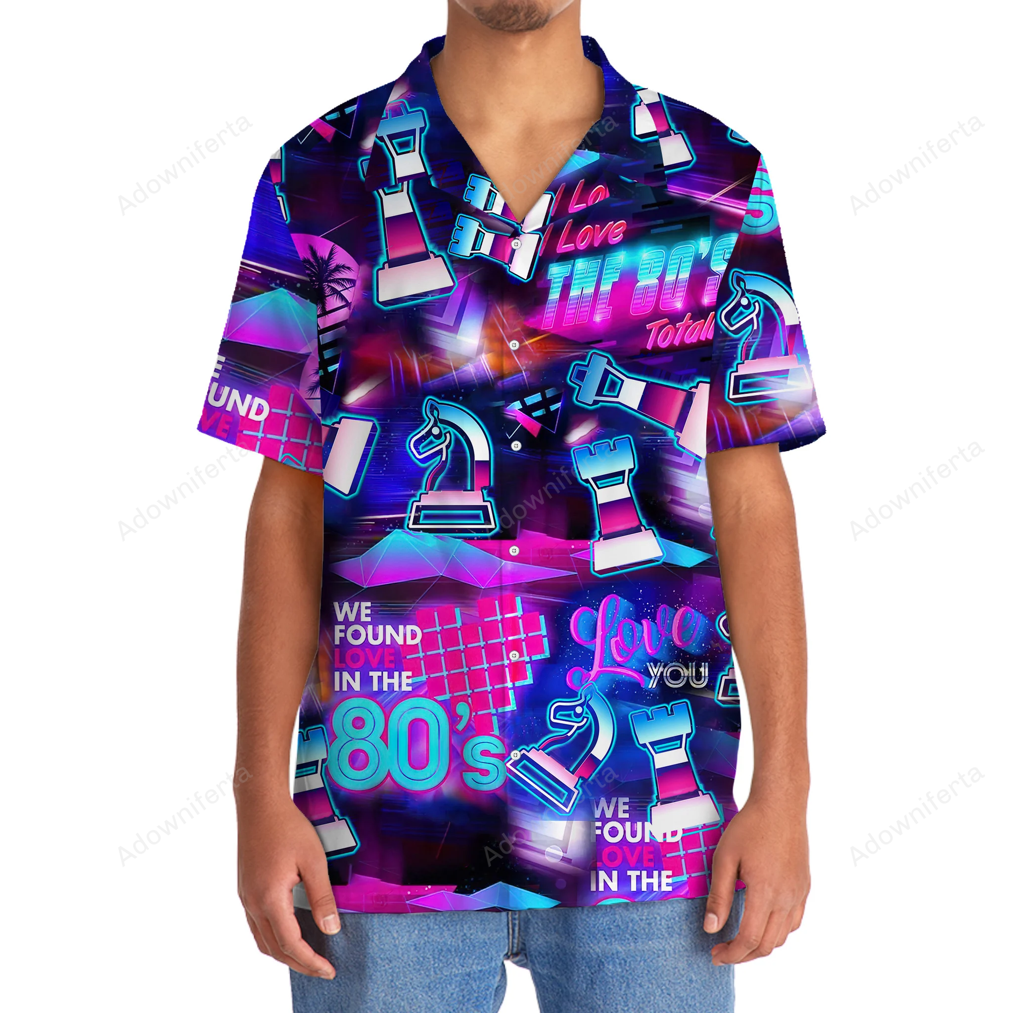 Chess 80s Hawaiian Shirt