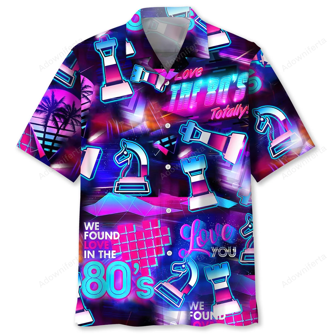 Chess 80s Hawaiian Shirt