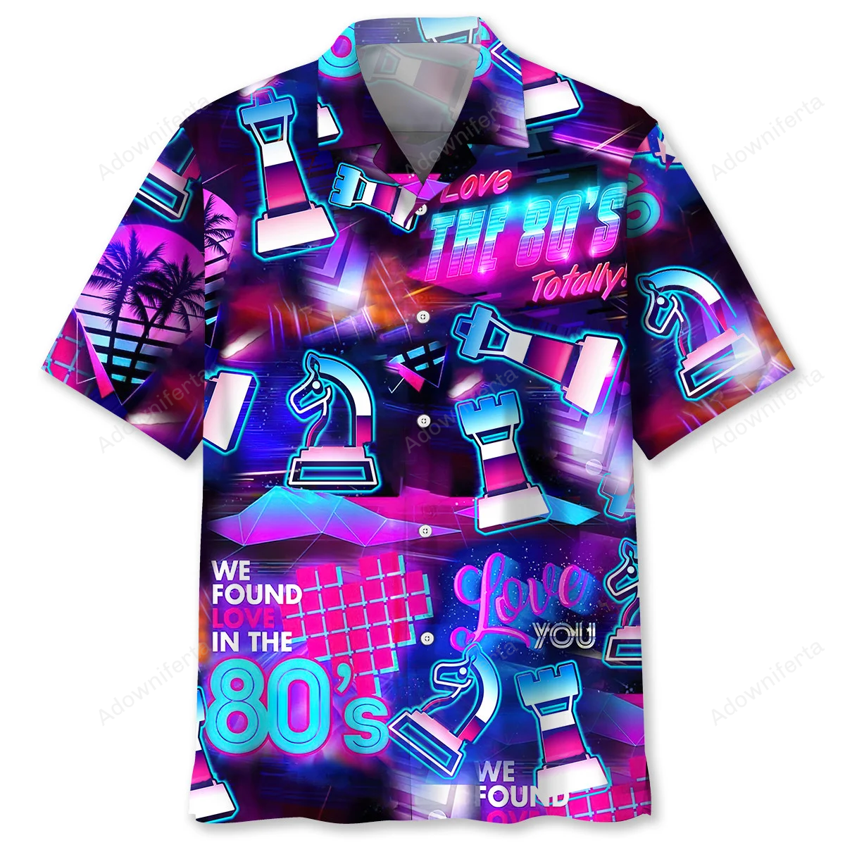 Chess 80s Hawaiian Shirt
