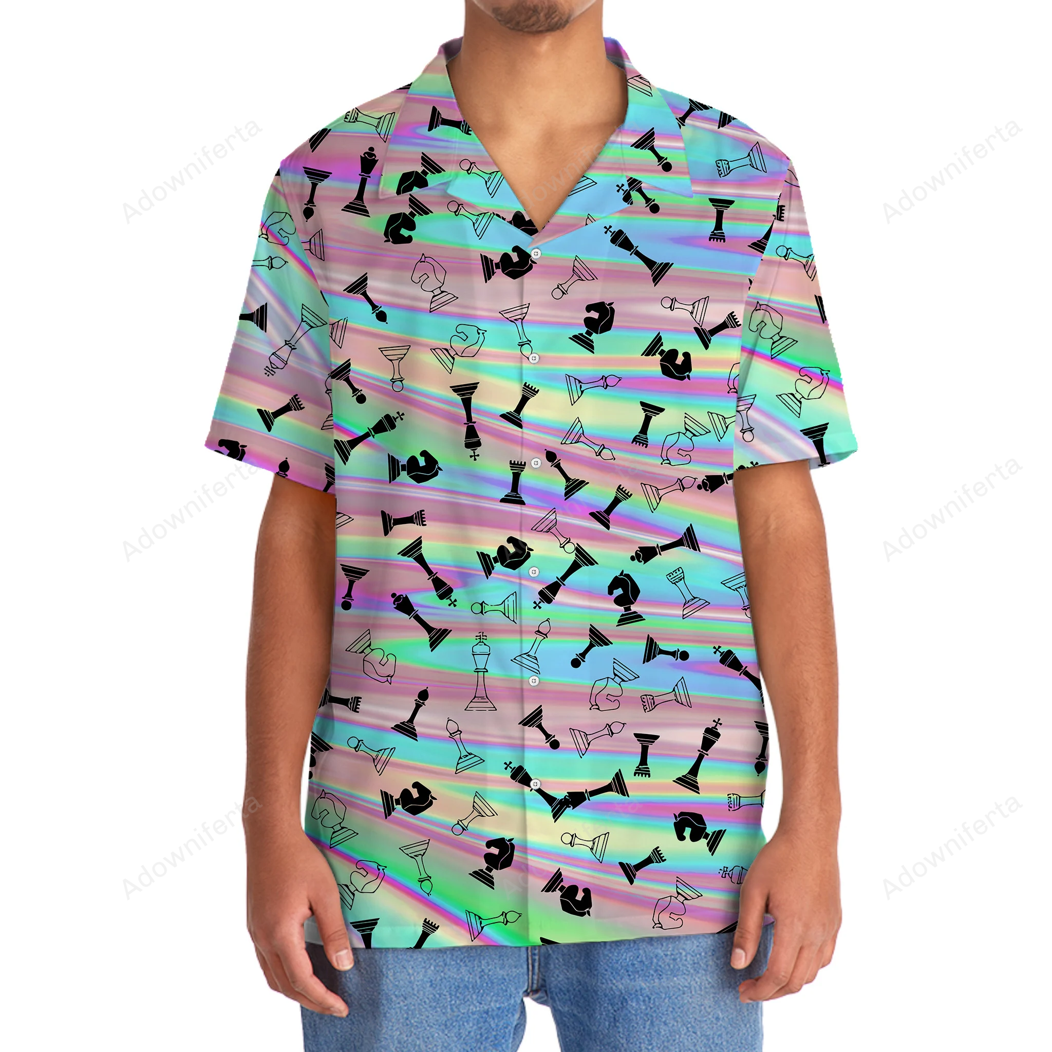 Chess Colorful Hawaiian Shirt