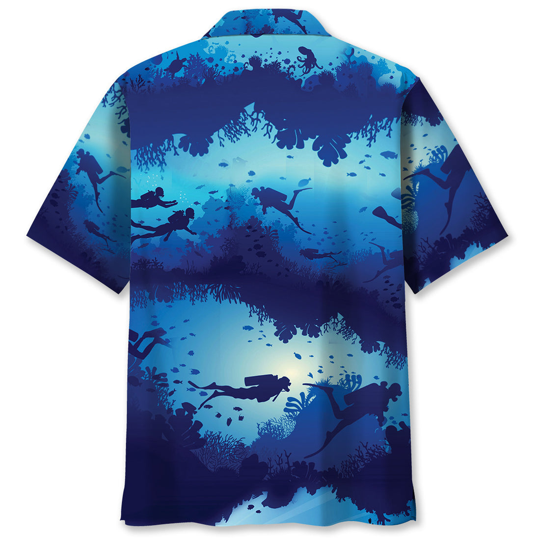 Scuba Diving Beach Hawaiian Shirt